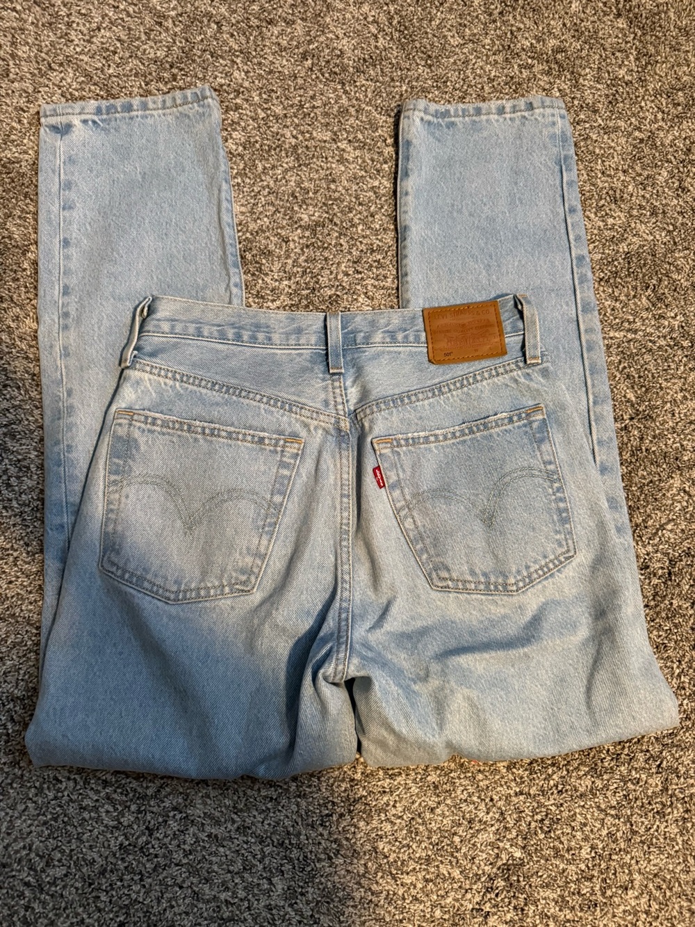Levi's Light Wash Men’s Straight Jeans